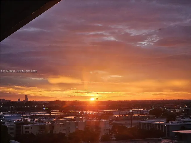 a view of city and lake