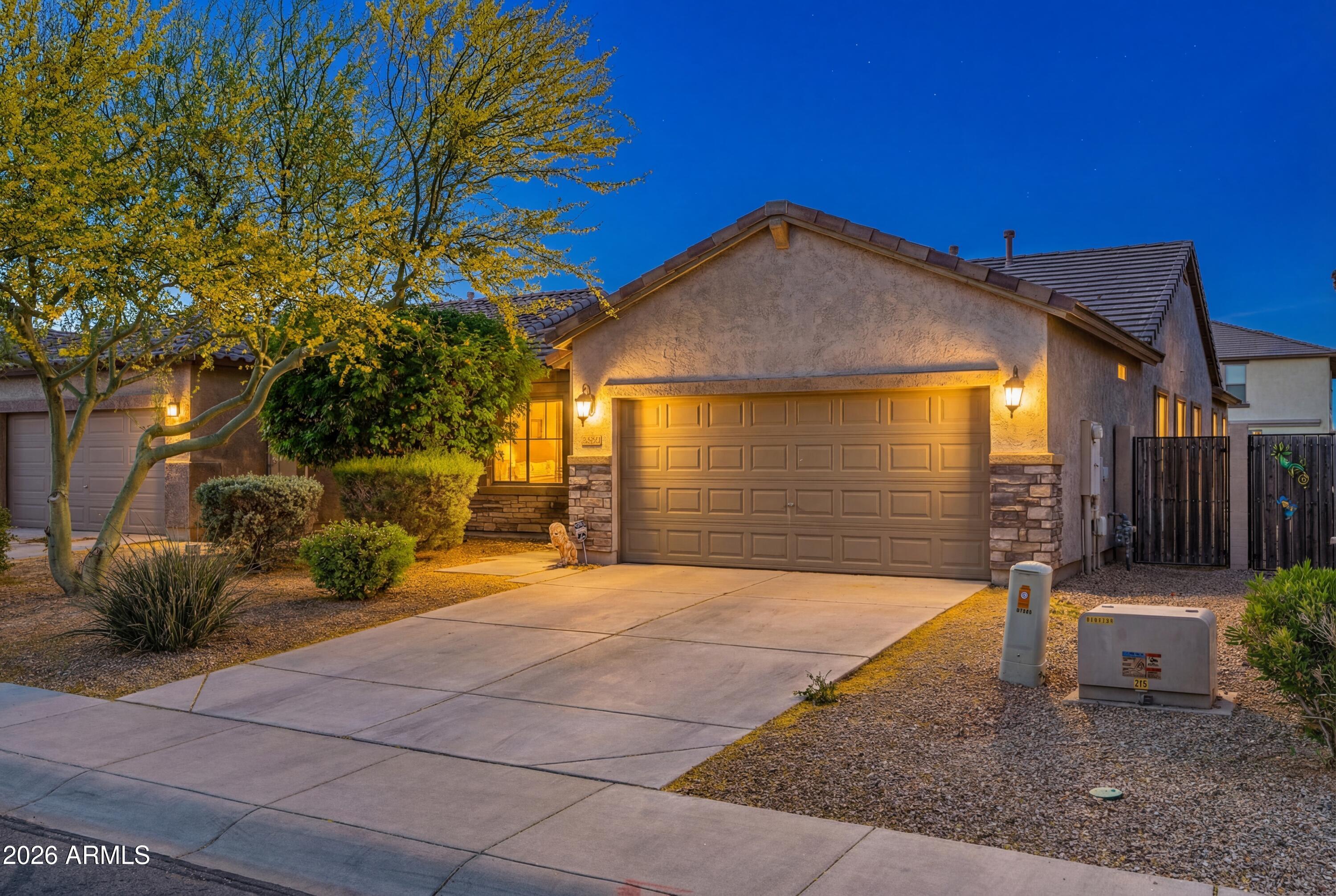 38061 West Merced Street Maricopa, AZ 85138 - Photo 2 of 49 a view of backyard of the house
