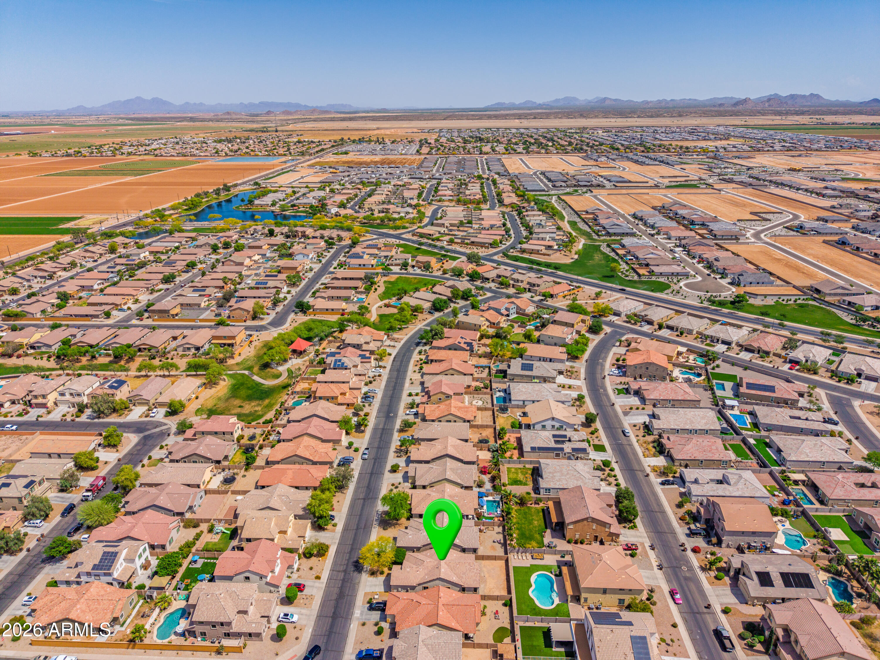 38061 West Merced Street Maricopa, AZ 85138 - Photo 47 of 49 an aerial view of beach and ocean