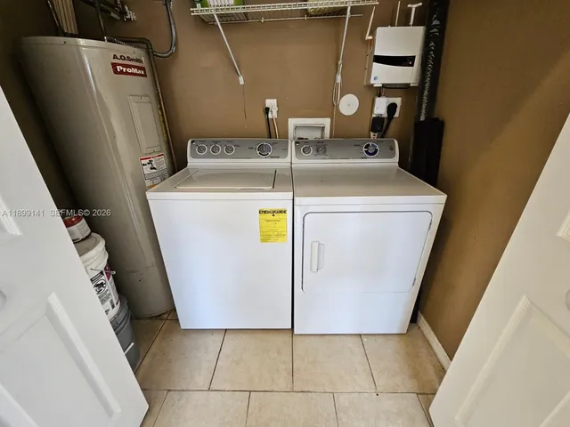 a view of a hallway with a door