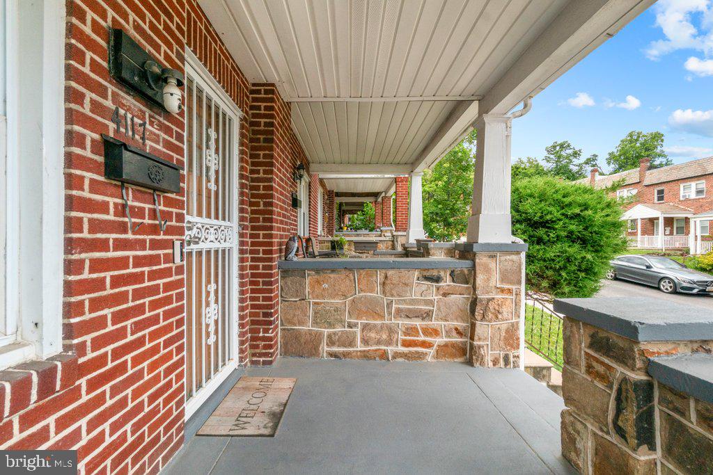 4117 Granite Road Baltimore, MD 21206 - Photo 3 of 38 Charming brick porch with stone accents.