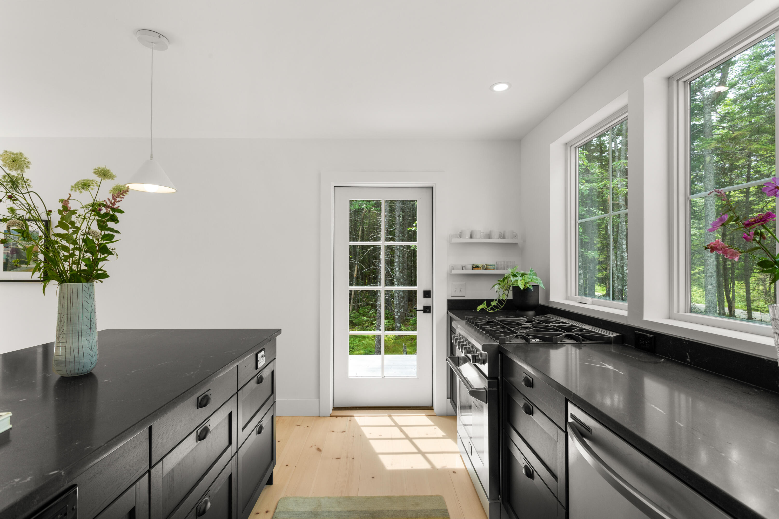 117 Flye Point Road Brooklin, ME 04616 - Photo 14 of 54 Kitchen to Deck