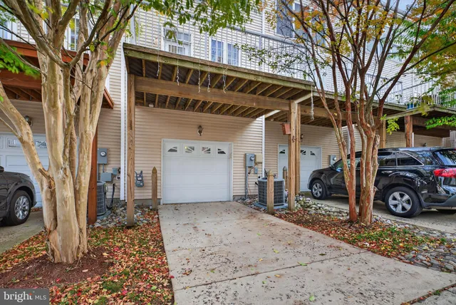 a view of a car garage