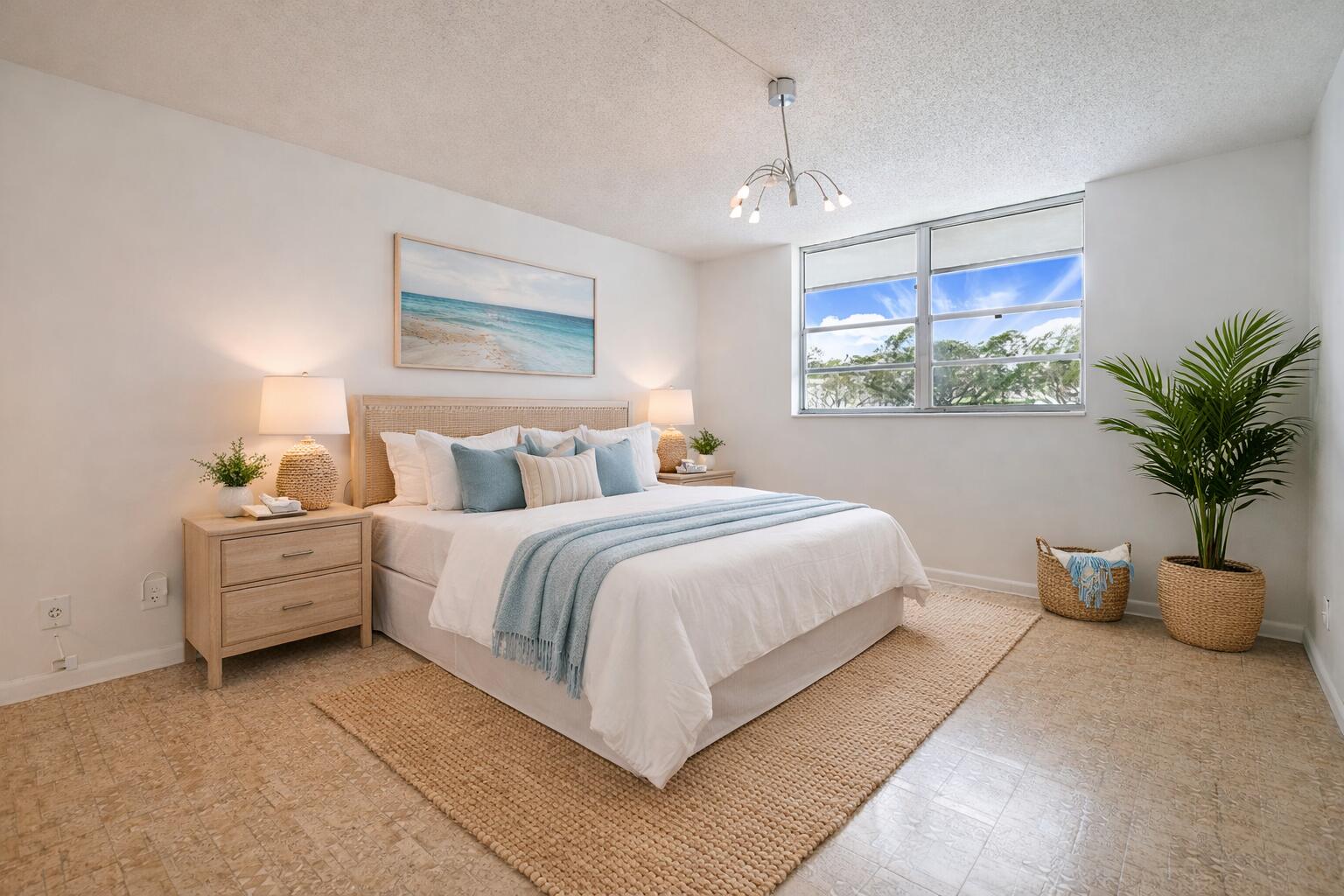 5500 Northwest 2nd Avenue, Unit 120 Boca Raton, FL 33487 - Photo 17 of 31 Staged bedroom furniture