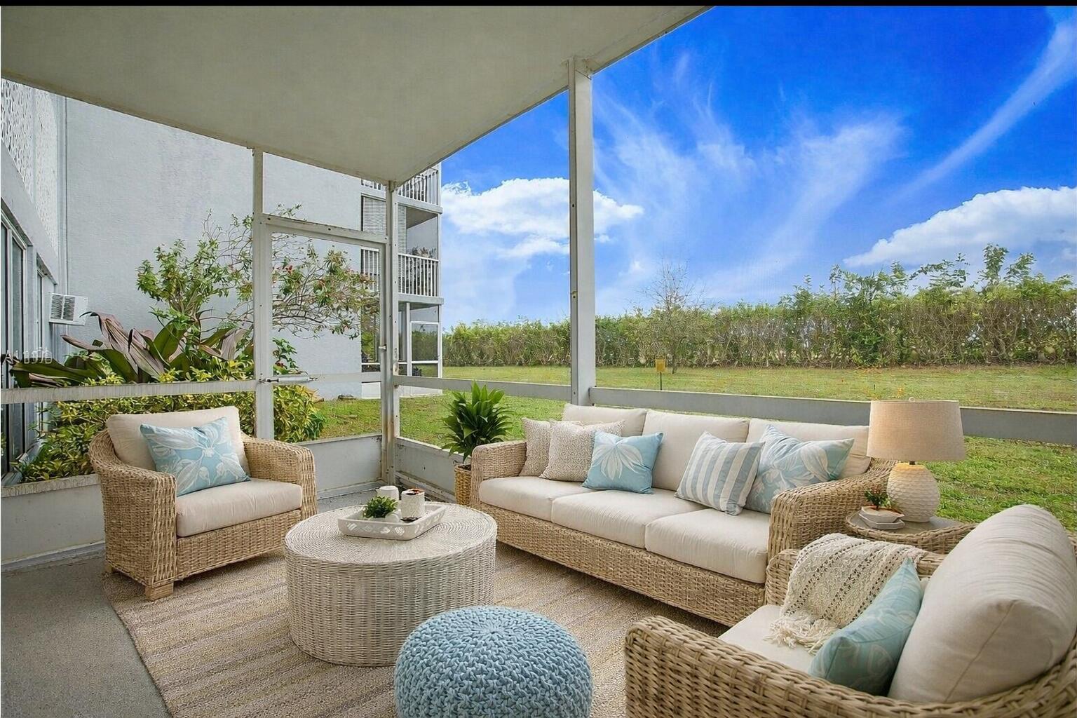 5500 Northwest 2nd Avenue, Unit 120 Boca Raton, FL 33487 - Photo 27 of 31 Terrace staged