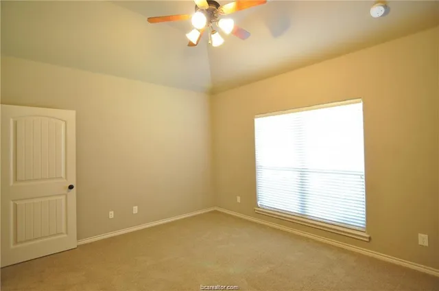 a view of a livingroom with a window