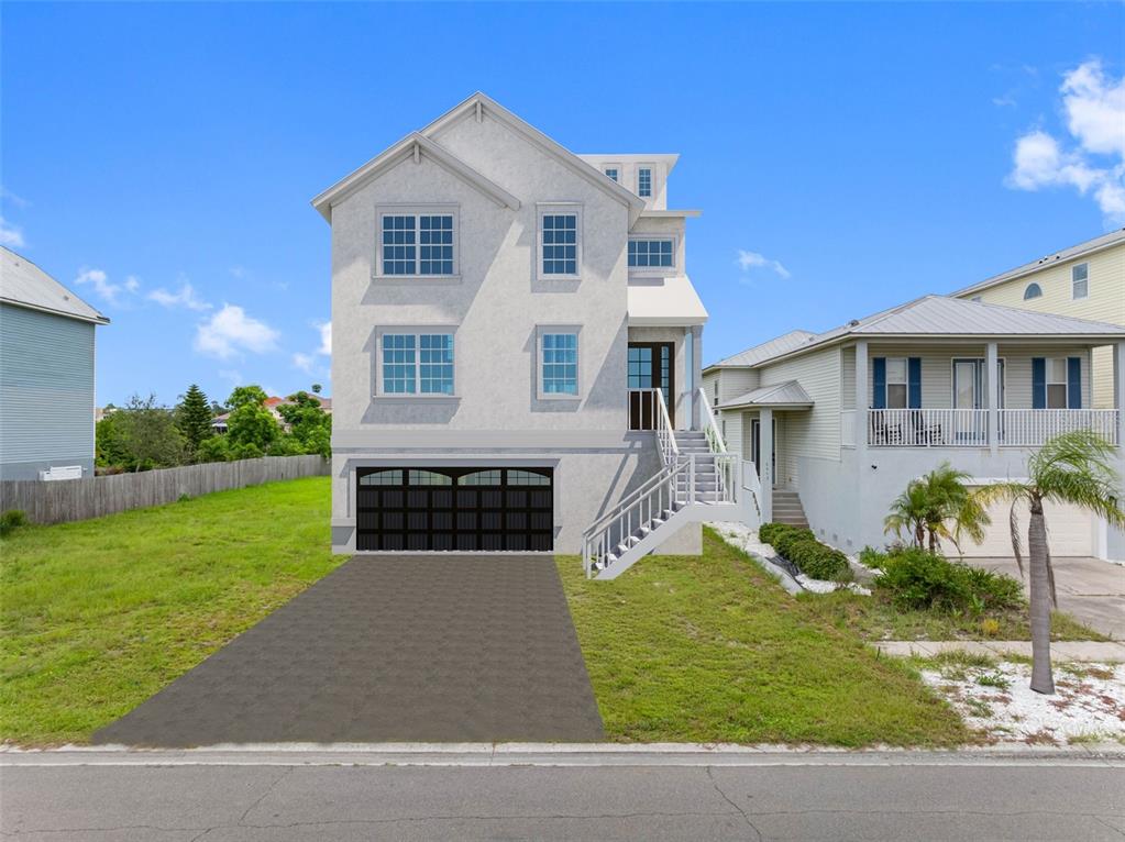 6415 Marbella Boulevard Apollo Beach, FL 33572 - Photo 3 of 14 a front view of a house with a yard