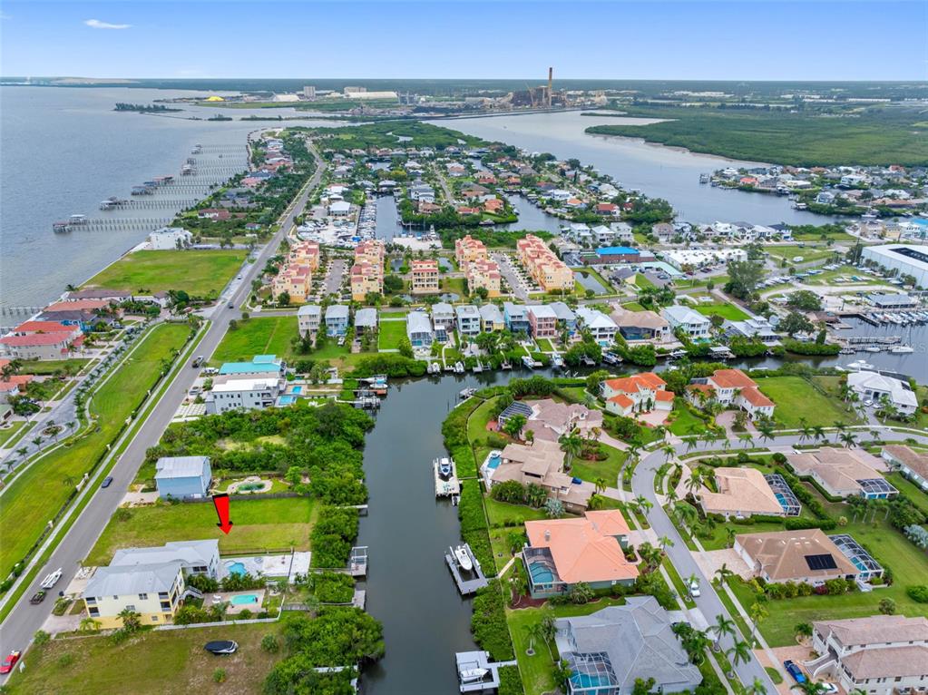 6415 Marbella Boulevard Apollo Beach, FL 33572 - Photo 10 of 14 an aerial view of residential building and lake
