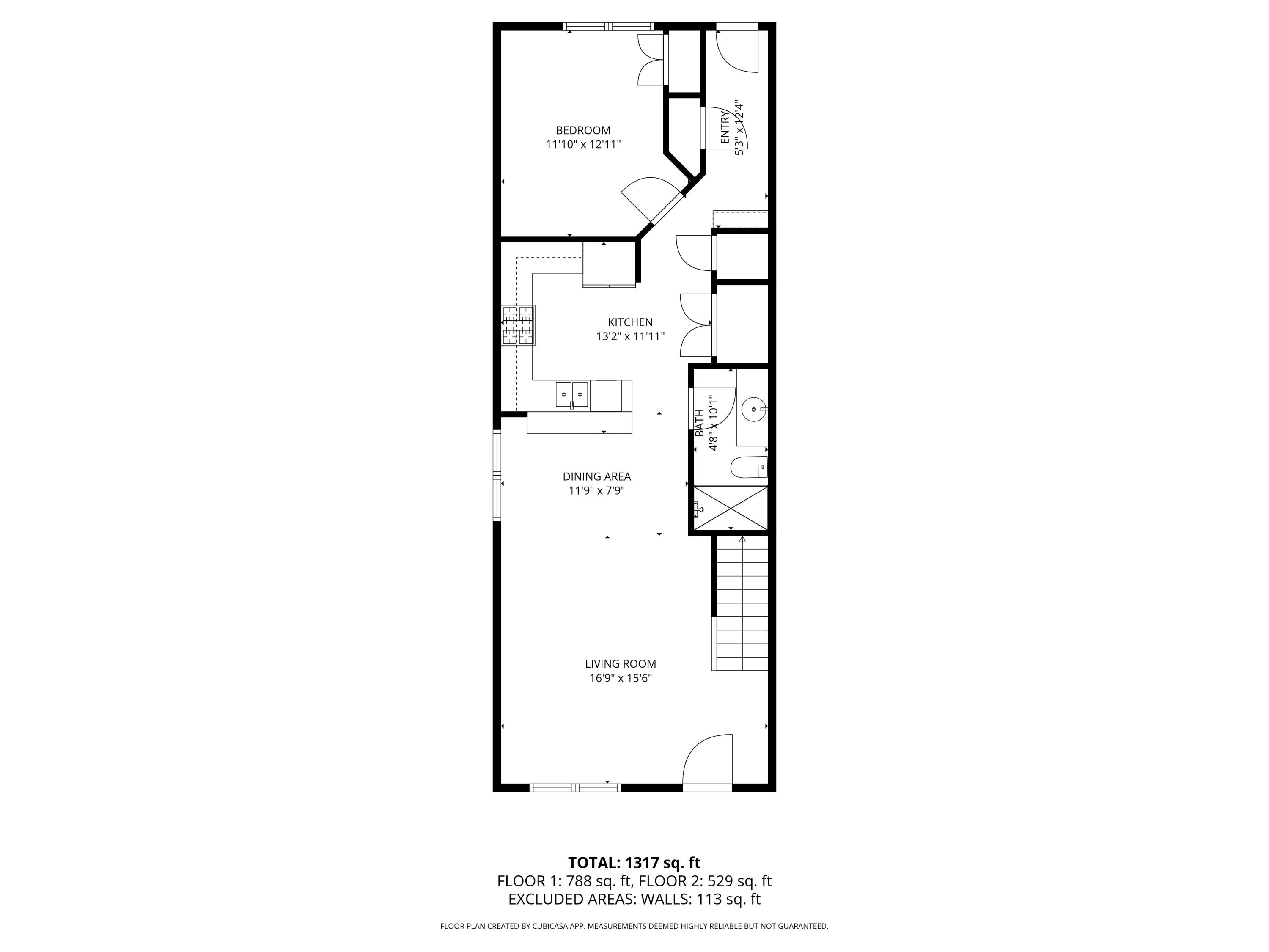 360 North Indiana Avenue Crown Point, IN 46307 - Photo 20 of 22 a picture of a room with a floor plan