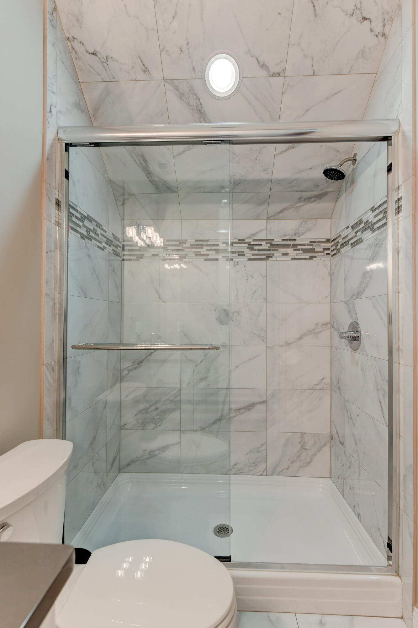 360 North Indiana Avenue Crown Point, IN 46307 - Photo 10 of 22 a bathroom with a shower and a toilet