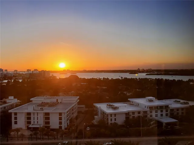 a view of a city from a lake