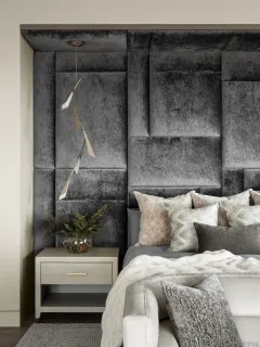 a living room with furniture a chandelier and a dining table