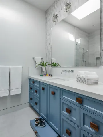 a view of balcony with furniture