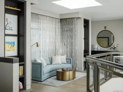 a view of a lake with a mountain