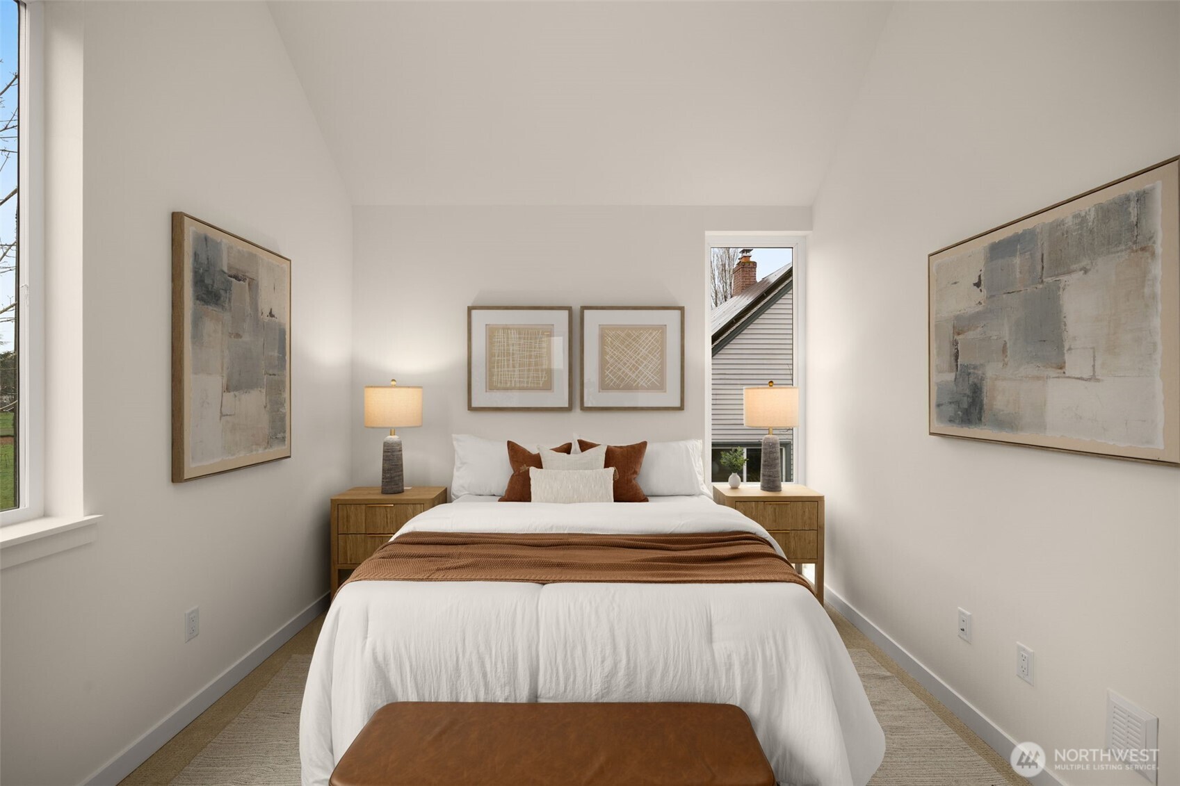 3914 South Juneau Street Seattle, WA 98118 - Photo 22 of 32 a bedroom with a bed and a painting on the wall