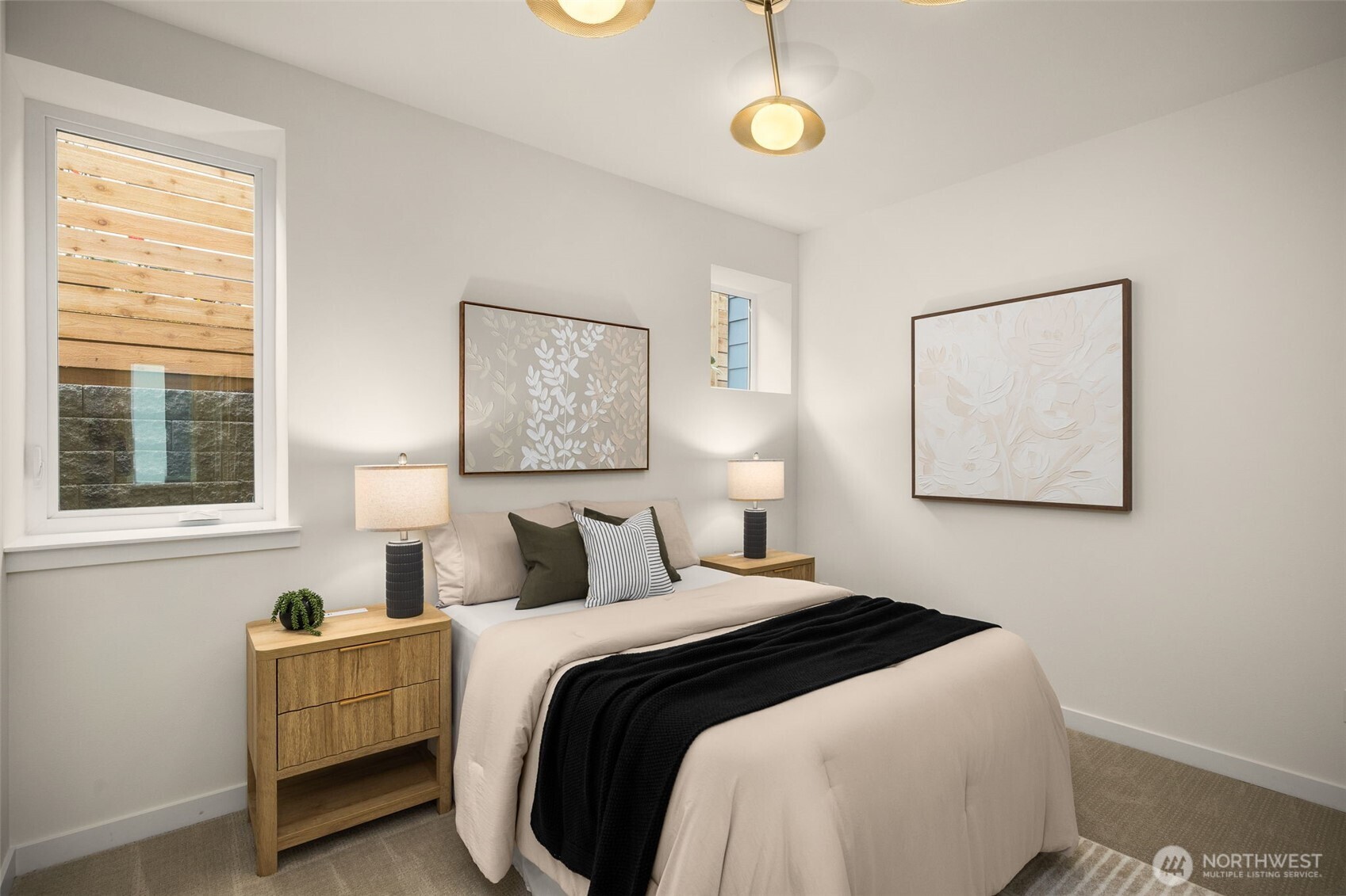 3914 South Juneau Street Seattle, WA 98118 - Photo 4 of 32 a bedroom with a bed and a painting on the wall