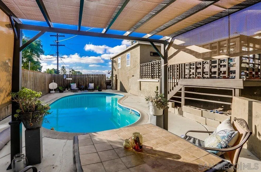4817 Maple Avenue La Mesa, CA 91942 - Photo 3 of 31 a view of a swimming pool with a patio