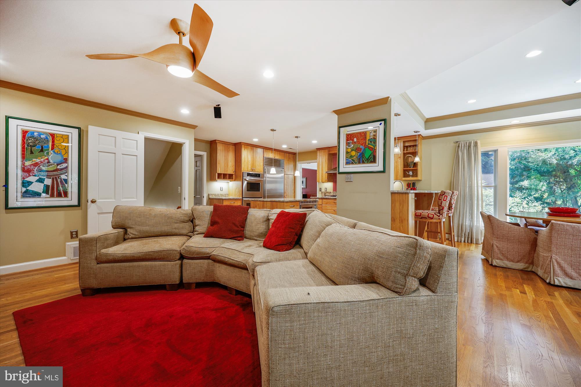 7212 Old Gate Road Rockville, MD 20852 - Photo 19 of 50 a living room with furniture and a large window