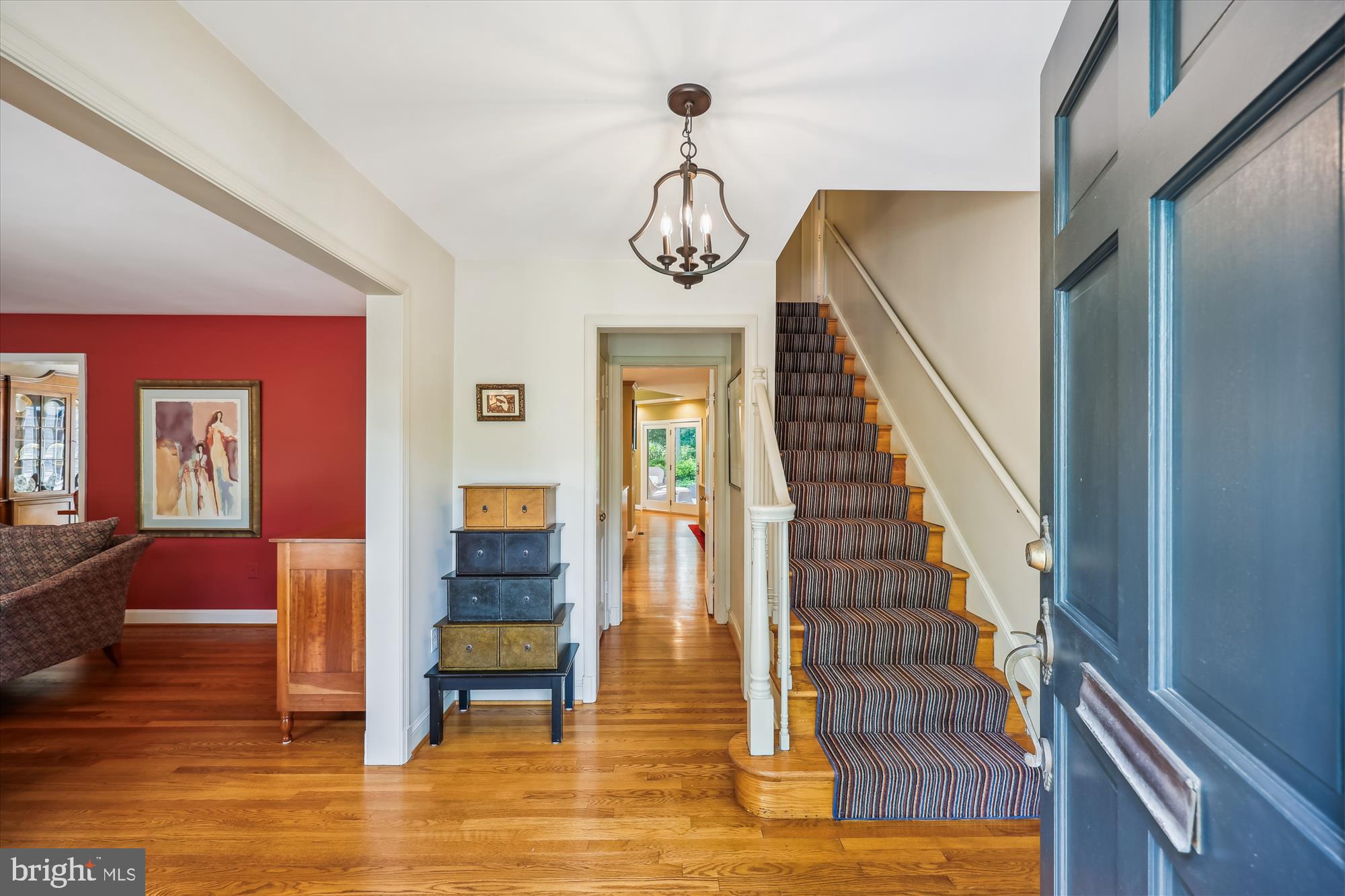 7212 Old Gate Road Rockville, MD 20852 - Photo 4 of 50 a view of entryway livingroom and hall with wooden floor