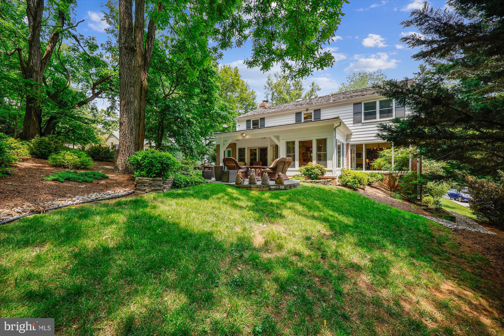 7212 Old Gate Road Rockville, MD 20852 - Photo 50 of 50 a view of a house with a big yard plants and large trees