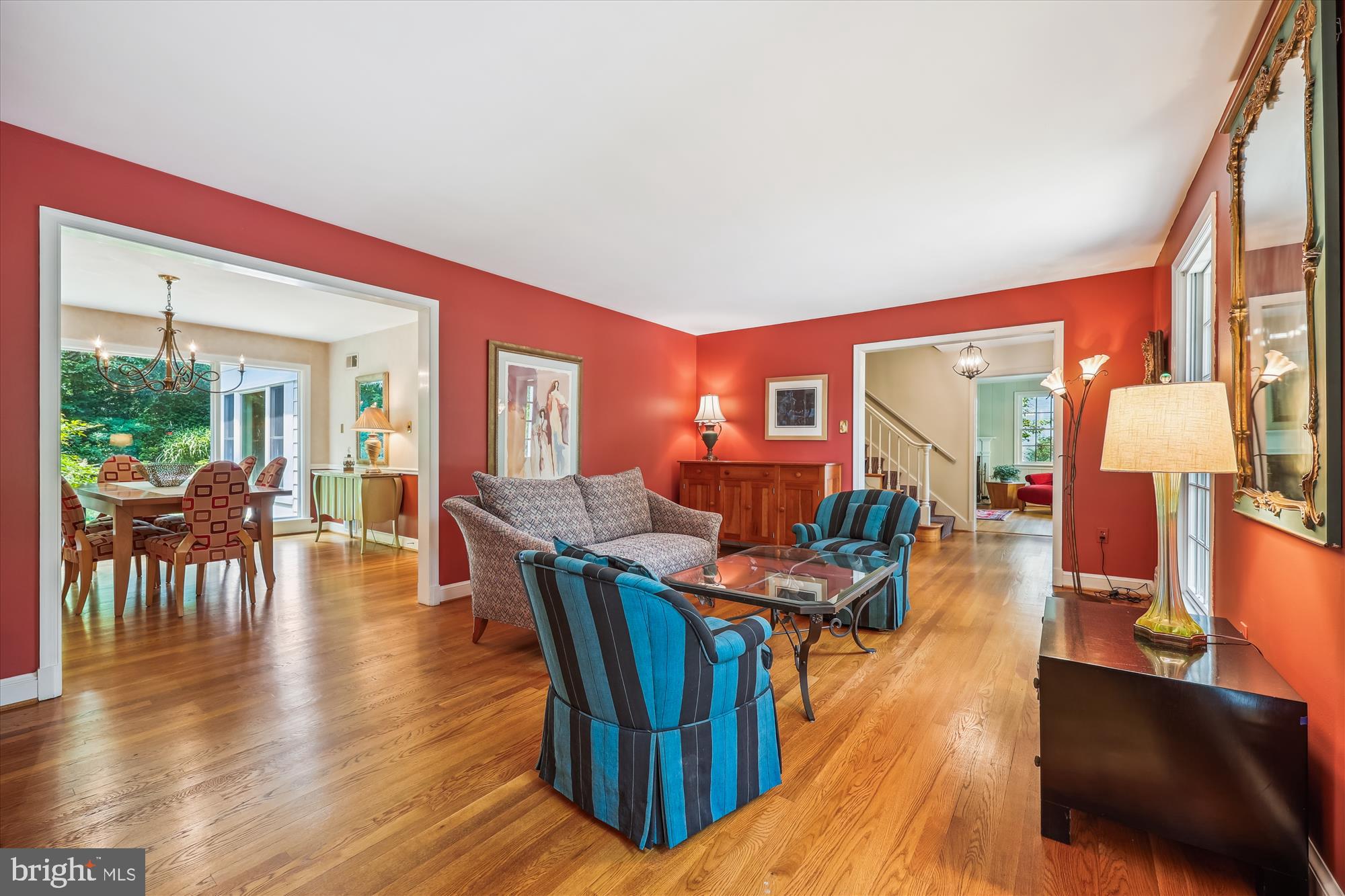 7212 Old Gate Road Rockville, MD 20852 - Photo 9 of 50 a view of a dining room with furniture window and wooden floor