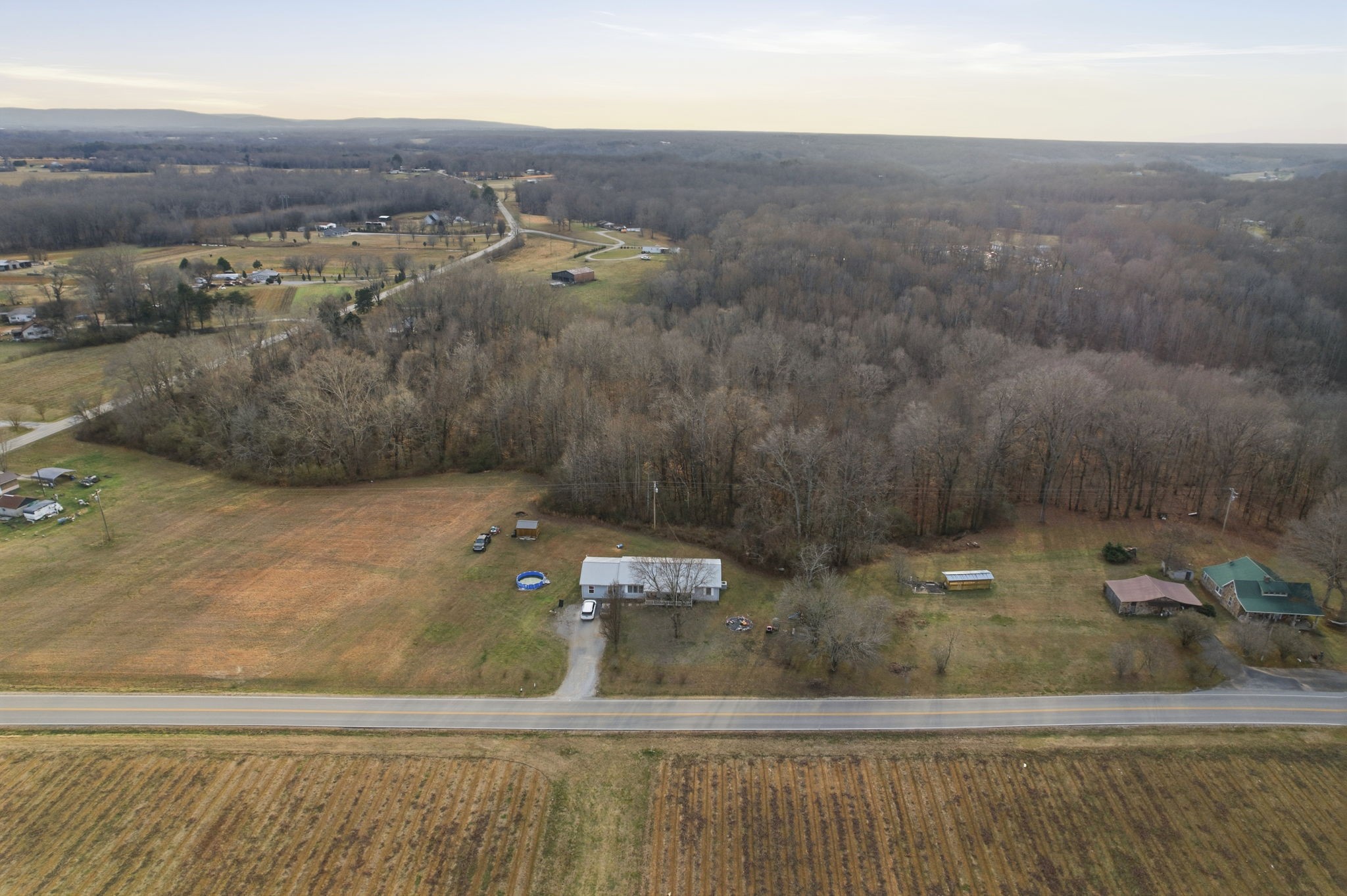 105 Farris Creek Bridge Road Belvidere, TN 37306 - Photo 55 of 56 an aerial view of residential house and car parked