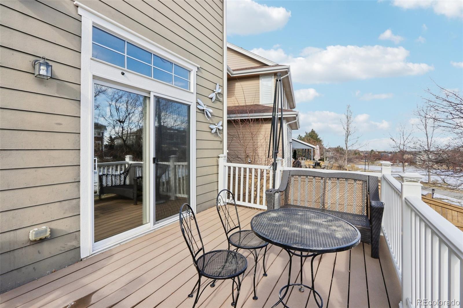 3120 Redhaven Way Highlands Ranch, CO 80126 - Photo 46 of 50 a view of a balcony with furniture