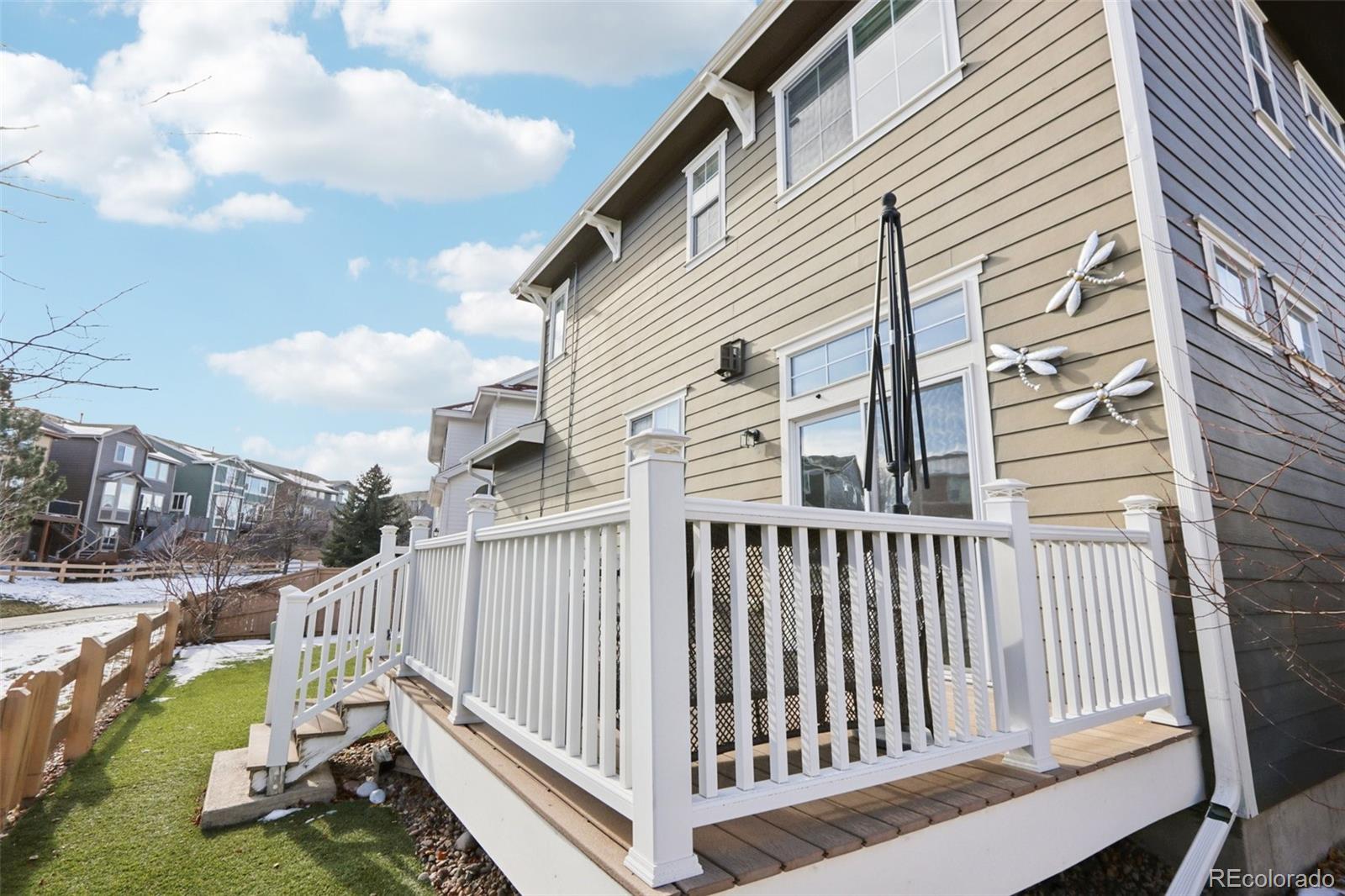 3120 Redhaven Way Highlands Ranch, CO 80126 - Photo 49 of 50 a view of a balcony with yard
