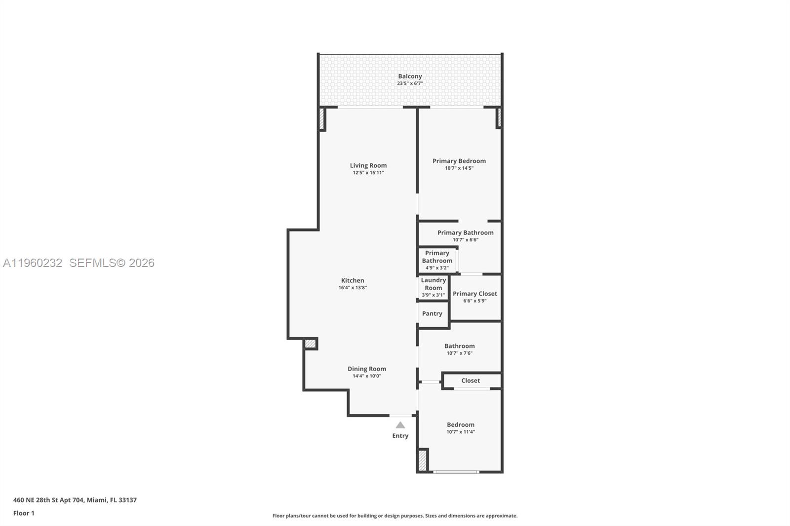 460 Northeast 28th Street, Unit 704 Miami, FL 33137 - Photo 39 of 53
