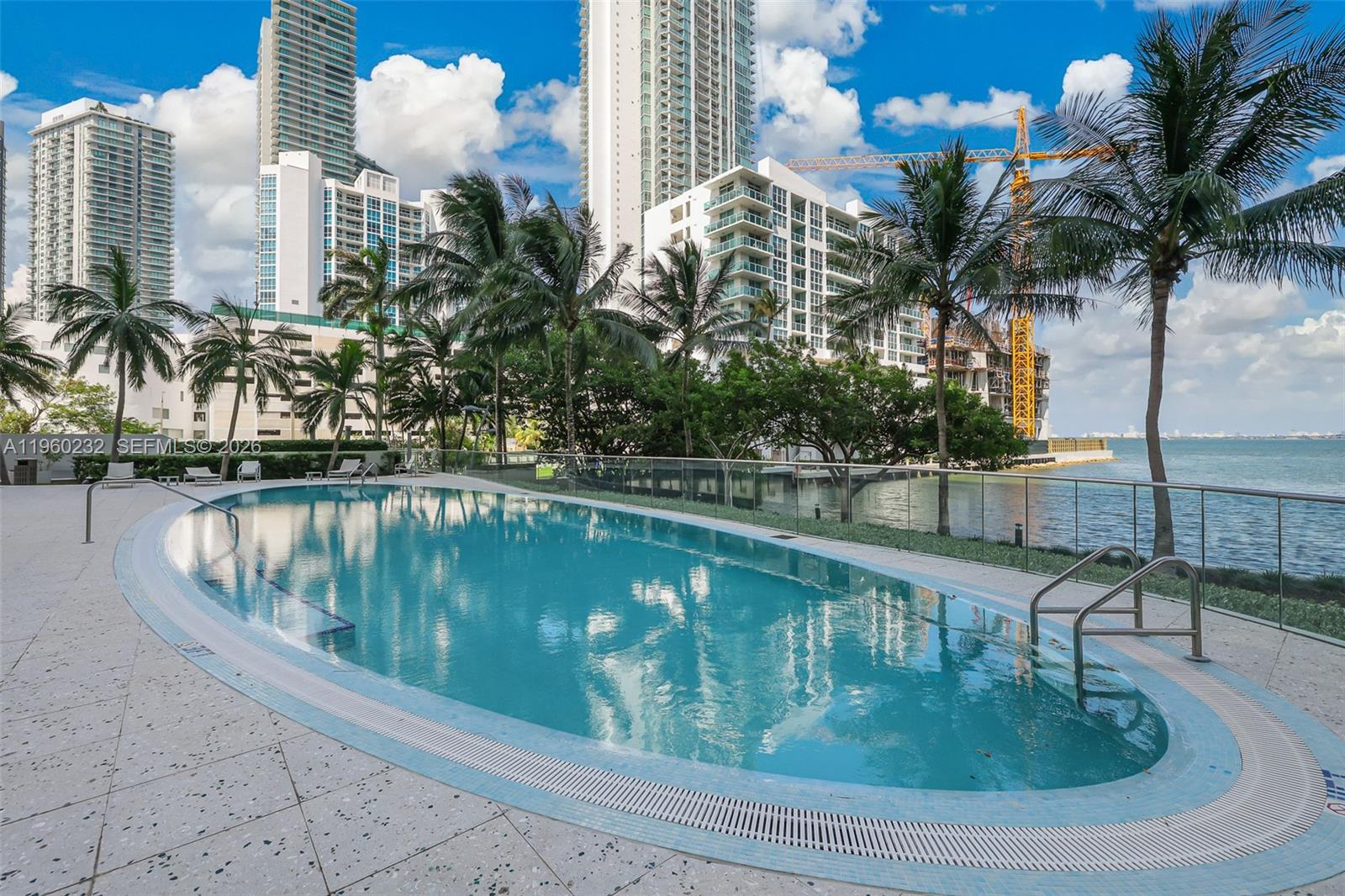 460 Northeast 28th Street, Unit 704 Miami, FL 33137 - Photo 48 of 53 a view of swimming pool from a balcony