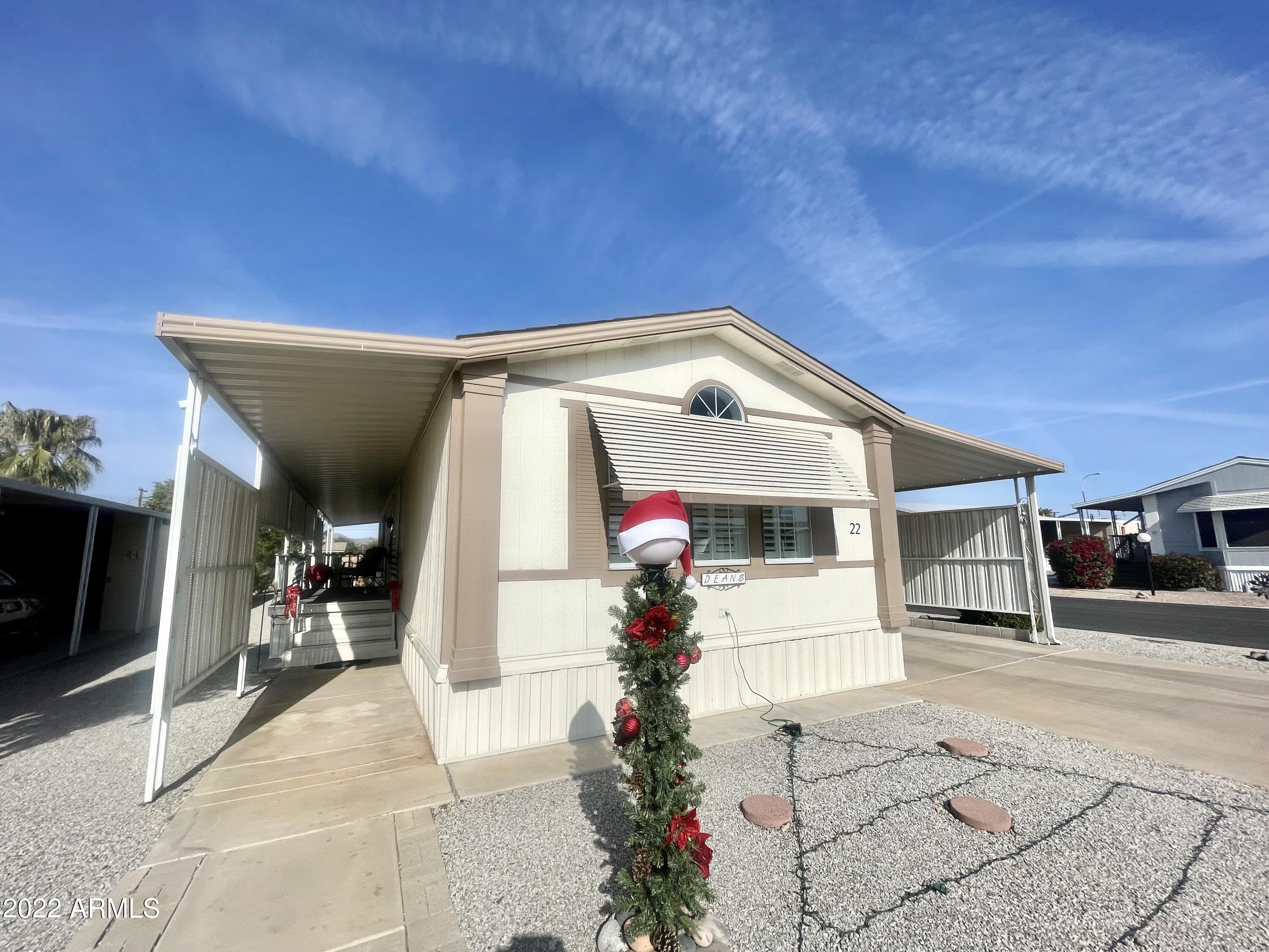 652 South Ellsworth Road, Unit 22 Mesa, AZ 85208 - Photo 2 of 34 LOT22FRONTVIEWFROMPORCH