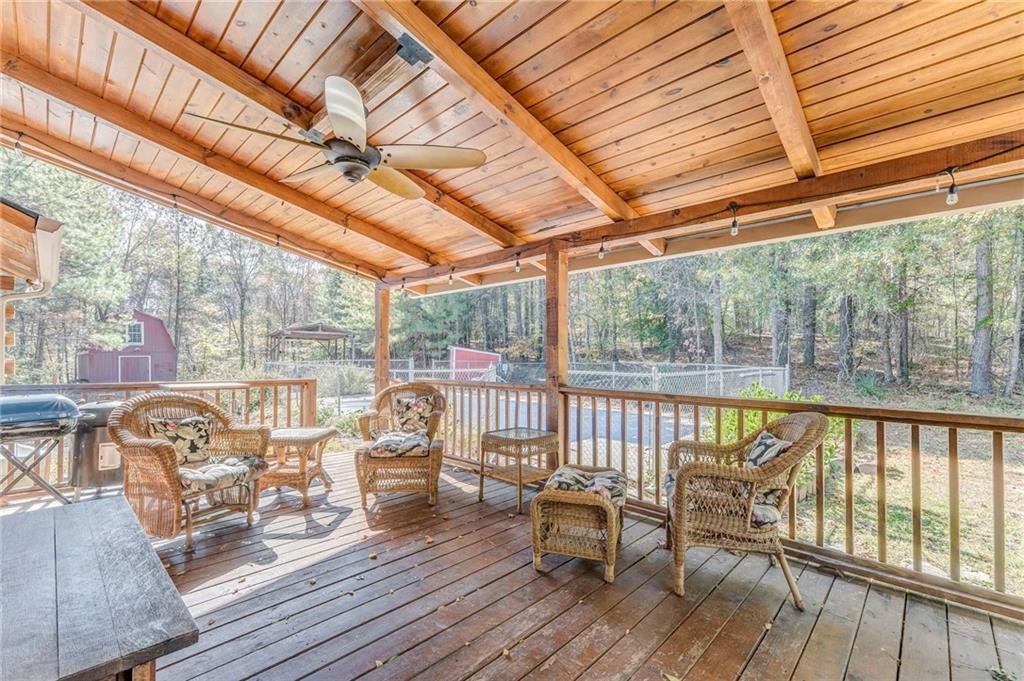 4569 Old Dalton Road Northeast Rome, GA 30165 - Photo 44 of 53 a balcony with wooden floor