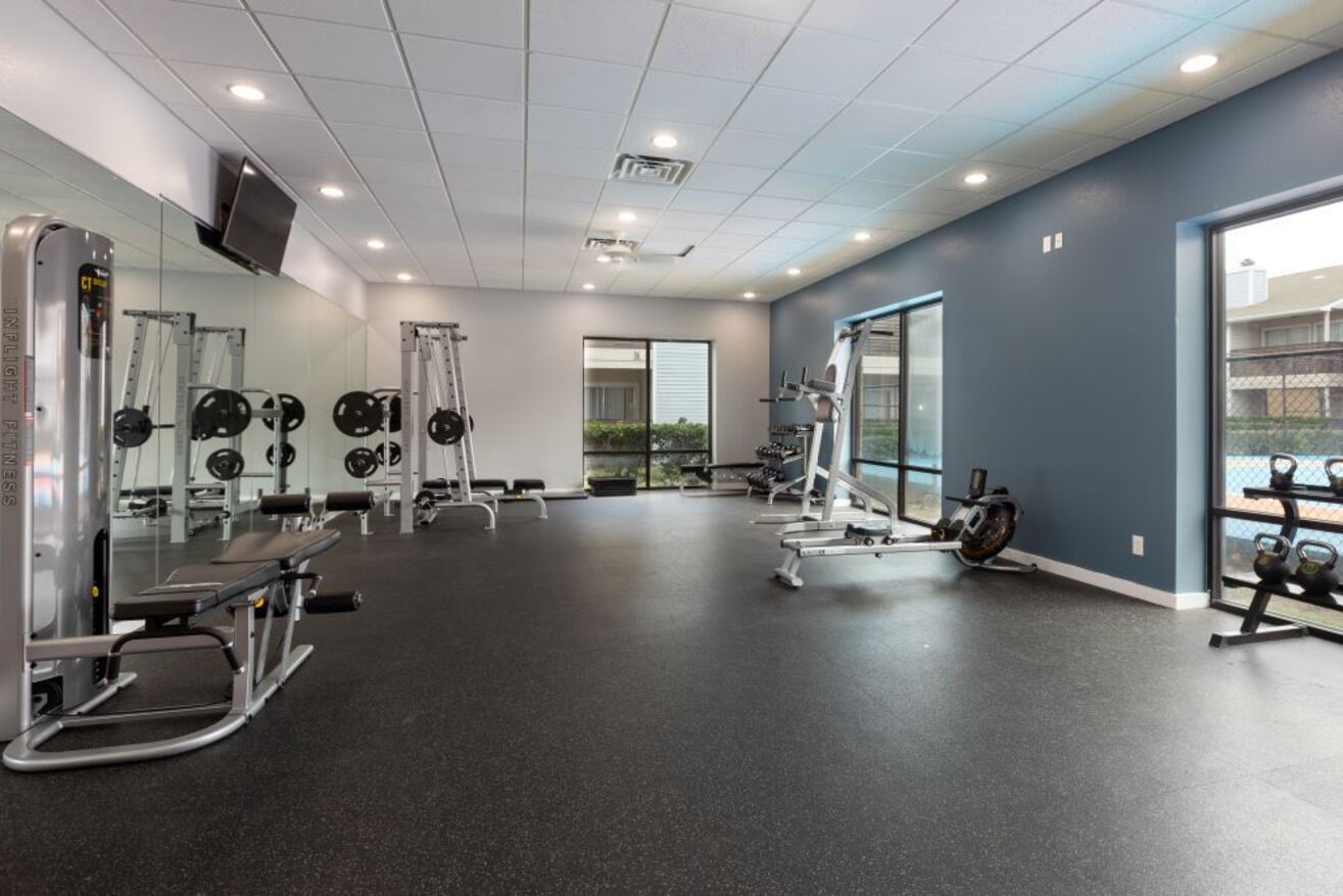 1007 South Mason Road, Unit 1504 Katy, TX 77450 - Photo 12 of 24 a view of a room with gym equipment