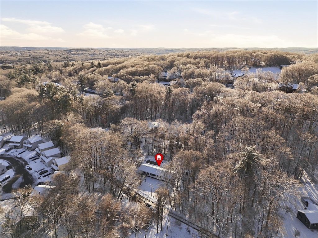 186 Mohawk Trail Haverhill, MA 01832 - Photo 37 of 42 an aerial view of house with yard and mountain view in back