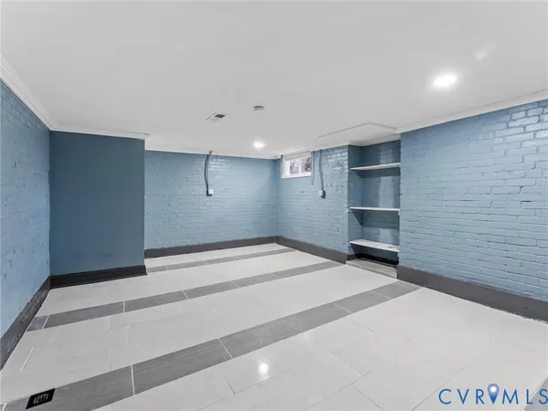 a room with a empty space