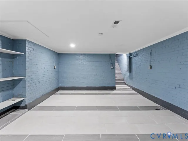 a view of an empty room