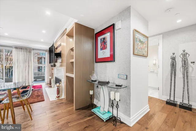 a view of a hallway with interior of the house