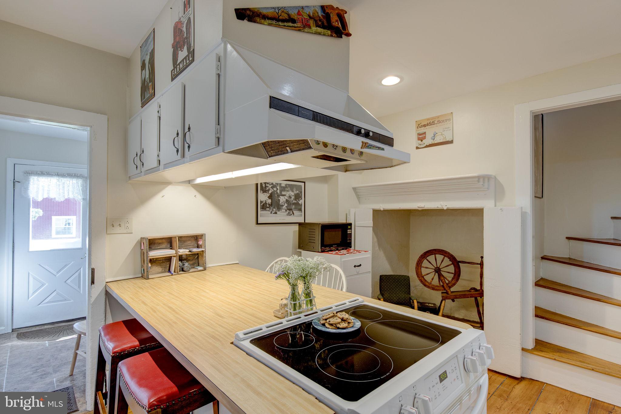 1375 Ferry Road Doylestown, PA 18901 - Photo 14 of 36 Cooking island with original fireplace