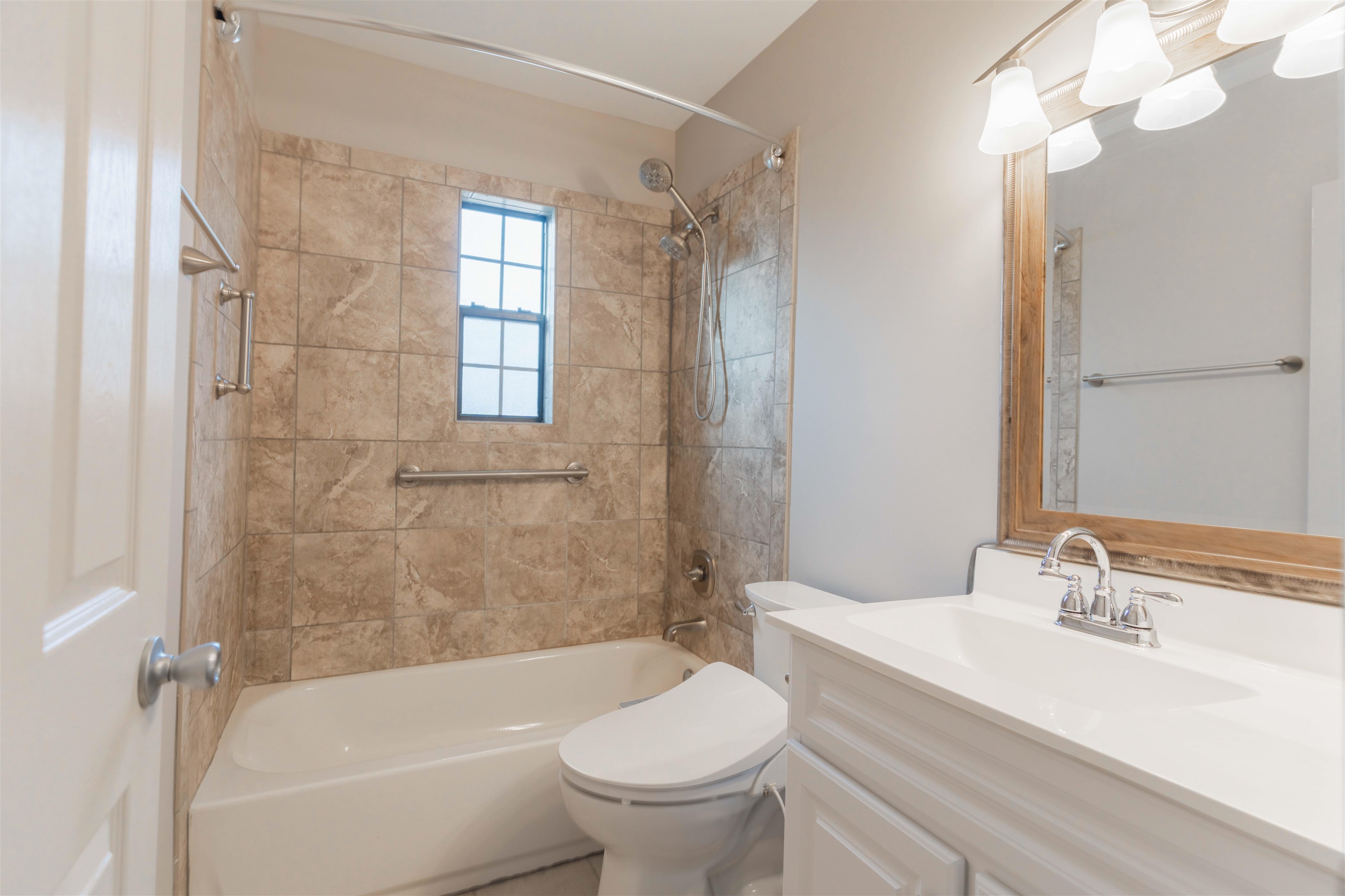 4163 Fonta Road Bartlett, TN 38002 - Photo 16 of 27 a bathroom with a sink toilet tub and shower