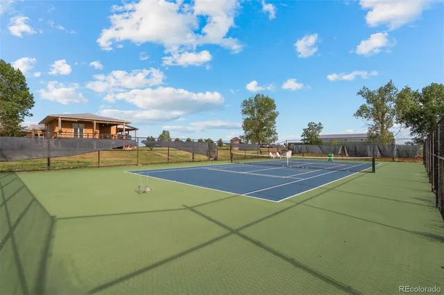 a view of a tennis court