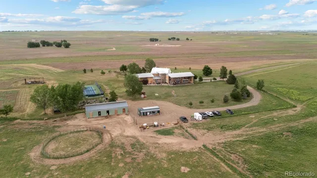 a view of a water with an outdoor space