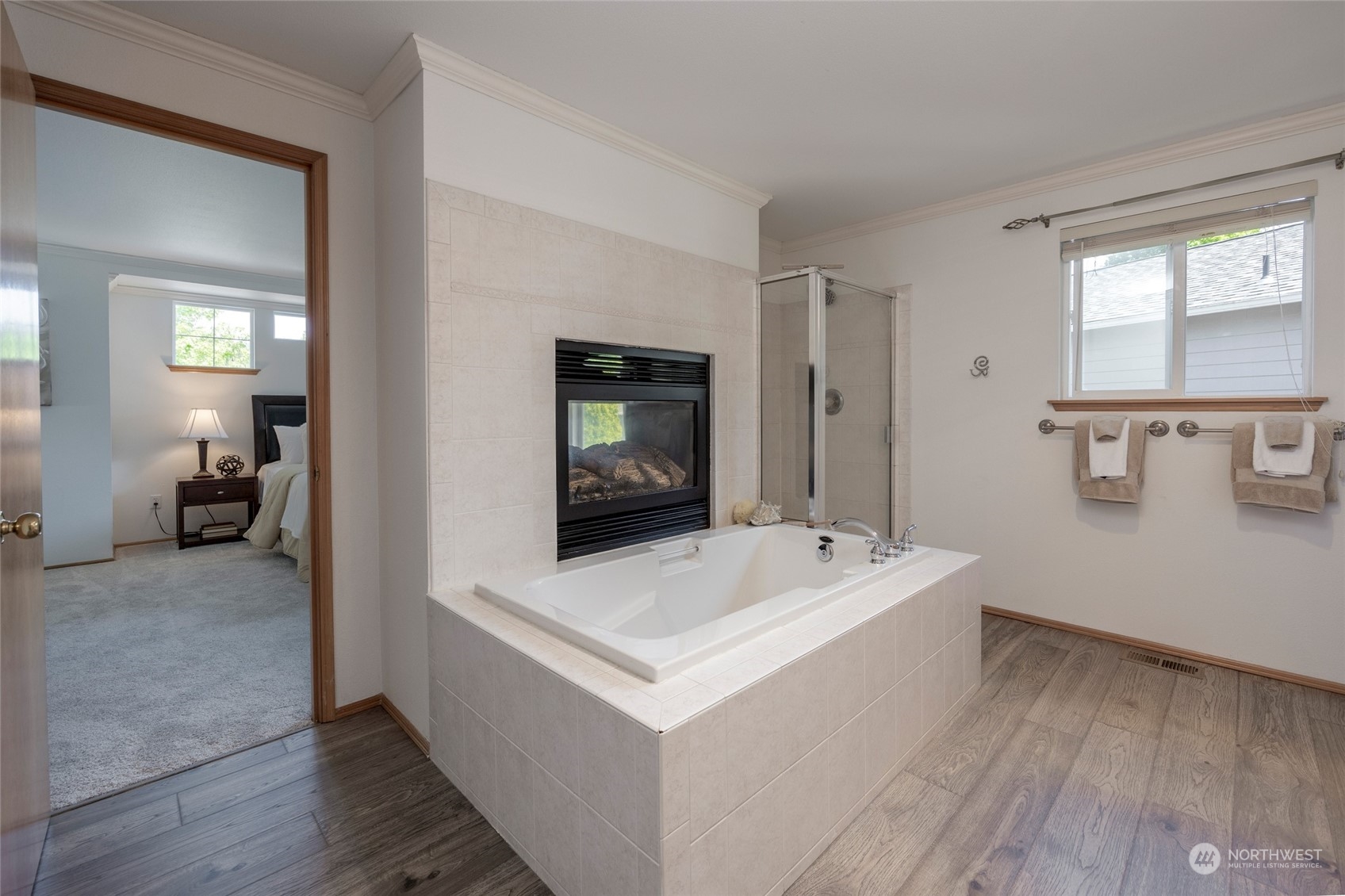 14439 Southeast 185th Place Renton, WA 98058 - Photo 23 of 36 a bathroom with a sink and a mirror