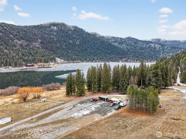a view of a outdoor space with trees