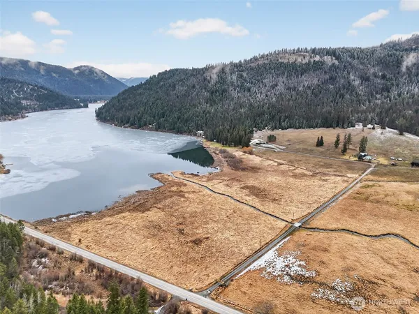 a view of a backyard of a house