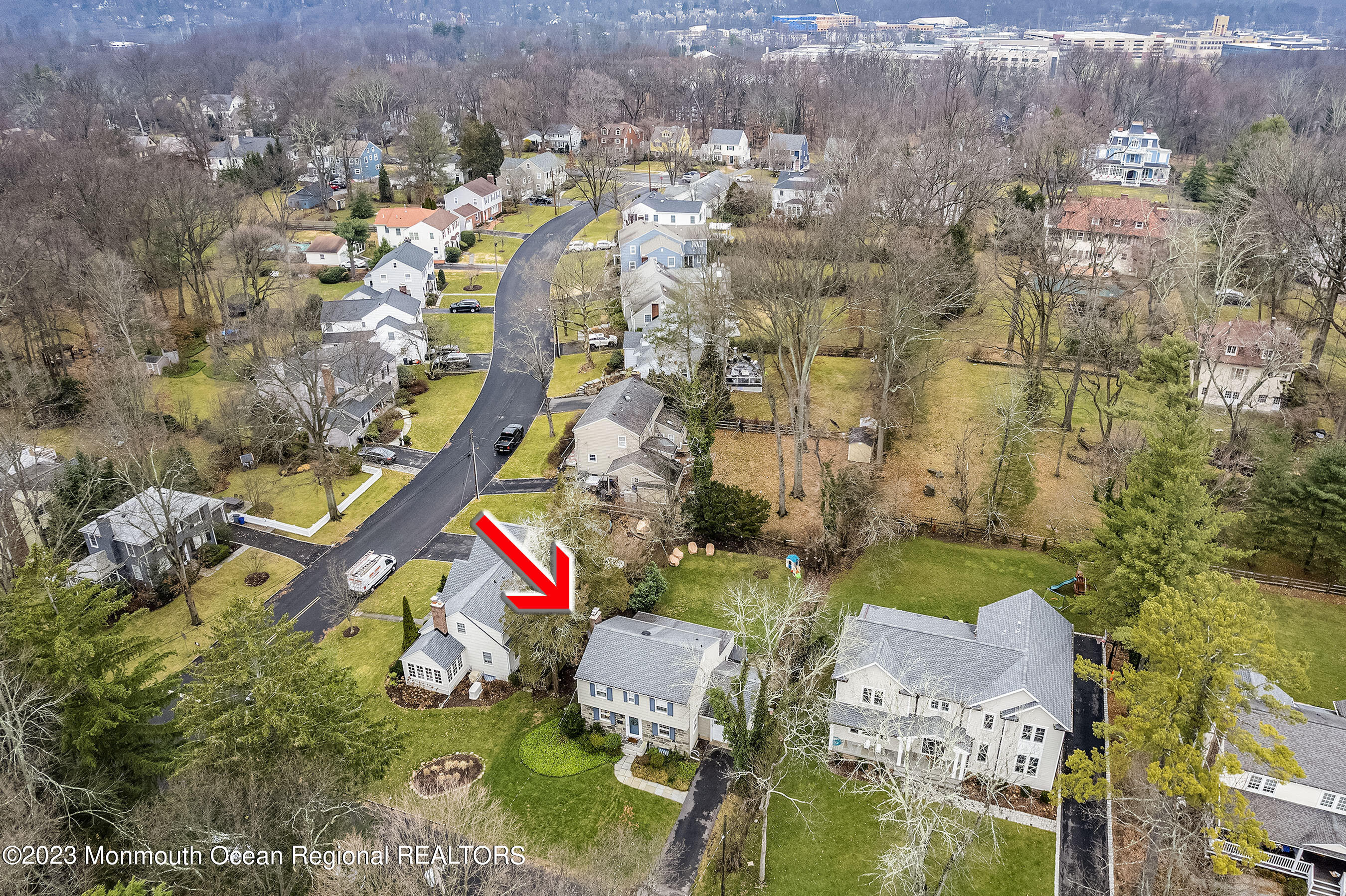 110 End Ave Summit Summit, NJ 07901 - Photo 25 of 25 05-Aerial2 ARROW