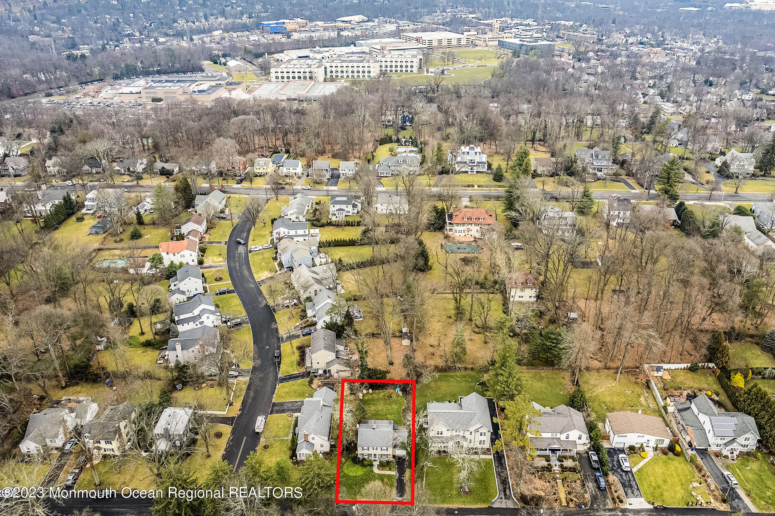 110 End Ave Summit Summit, NJ 07901 - Photo 4 of 25 04-Aerial4 OUTLINE