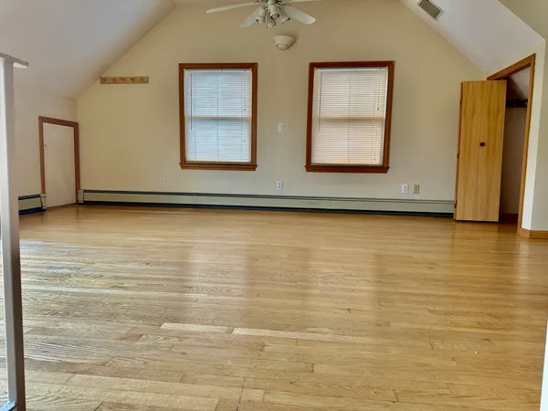 a view of a room with window