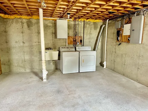 a view of a storage & utility room