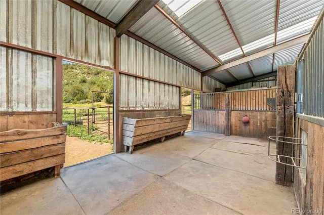 a view of a garden with a fountain