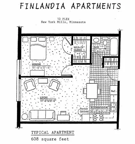 $797 | 107 Edgewood Street, New York Mills, MN 56567